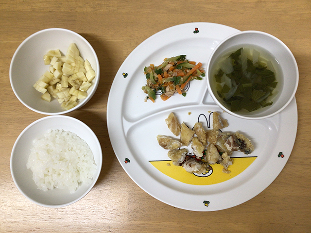 鯖のカレー粉揚げ