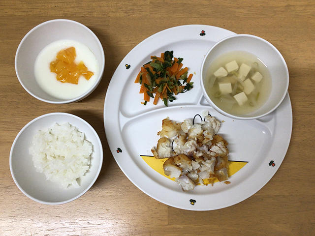 白身魚の揚げ物