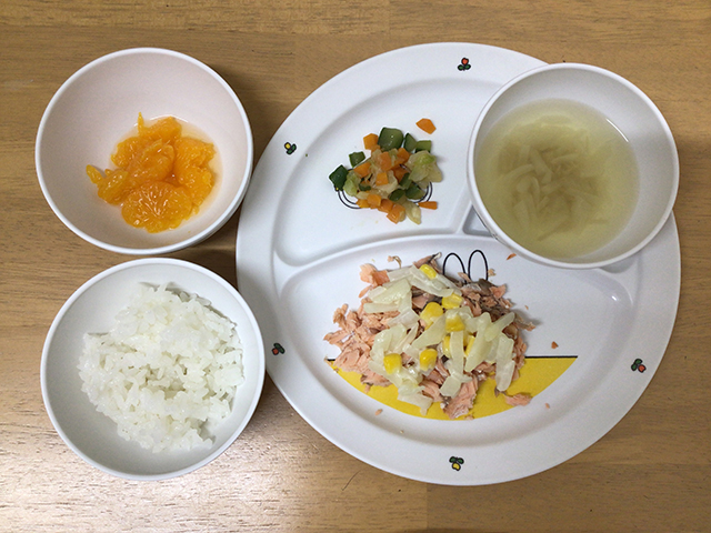 鮭とじゃがいものマヨネーズ焼き