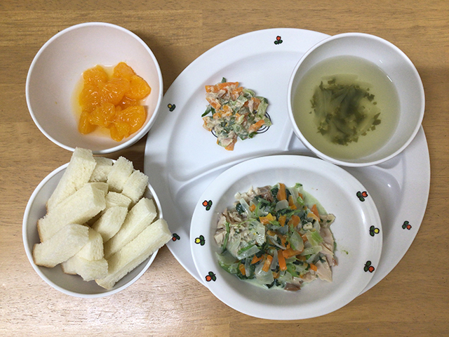 鮭のクリームソースがけ