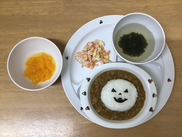ハロウィンカレーライス