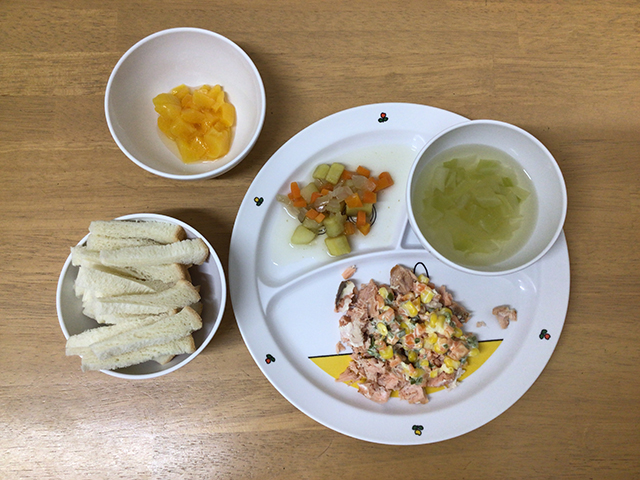 鮭のカラフル焼き