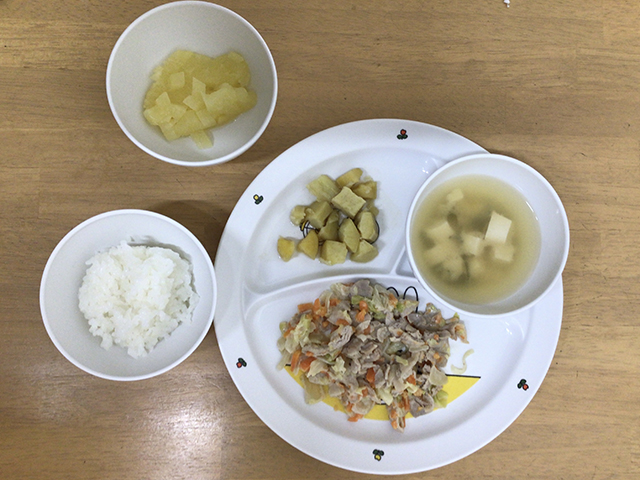 豚肉と野菜のマヨネーズ炒め