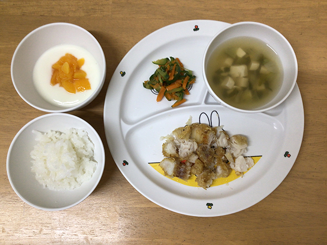 白身魚のカレー粉揚げ