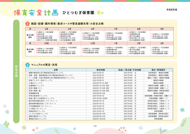 2026_ひとつむぎ_保育安全計画