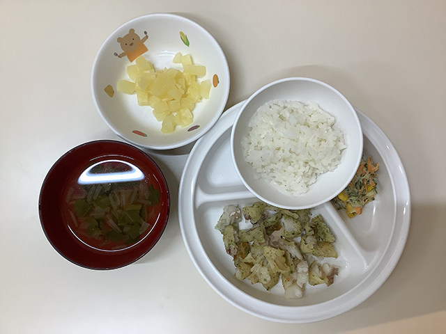 白身魚の磯辺揚げ
