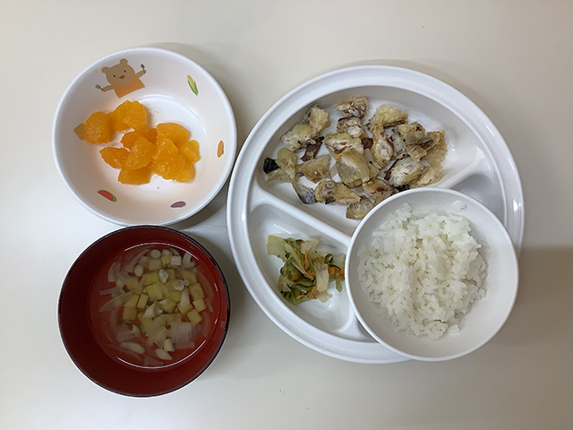 鯖のカレー粉揚げ