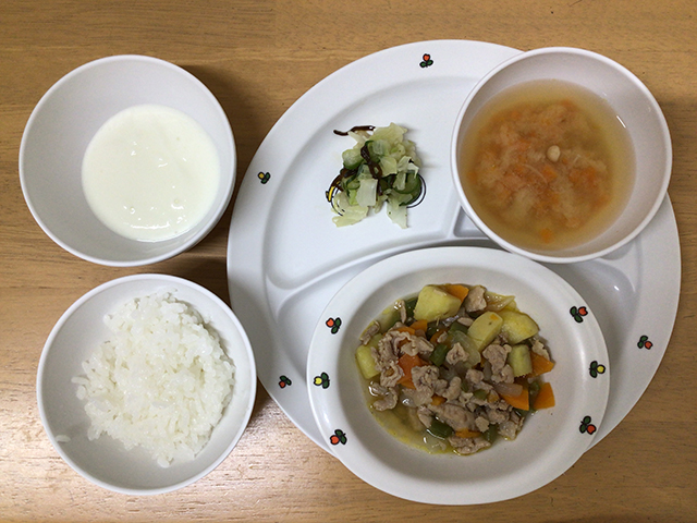 さつまいもの肉じゃが