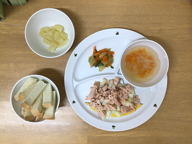 鮭とじゃがいものマヨネーズ焼き