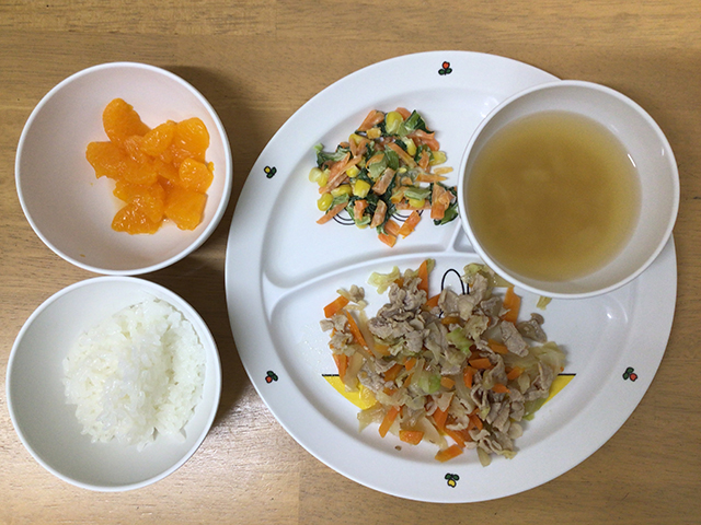 豚肉と野菜の蒸し焼き