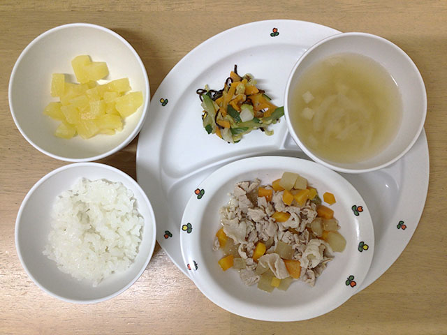 豚肉と野菜のべっこう煮