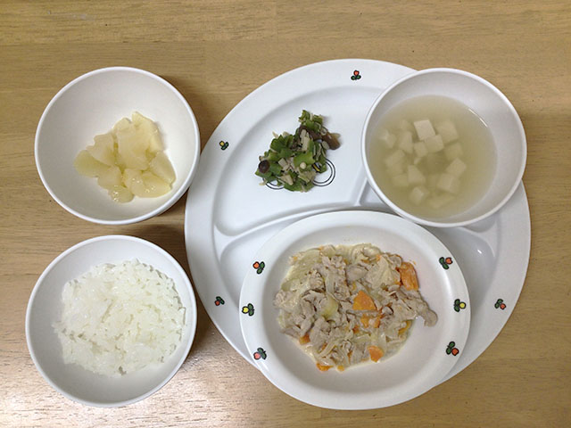 豚肉と野菜のマヨネーズ炒め